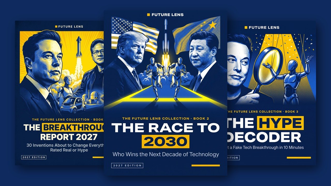 The three books of The Future Lens Collection